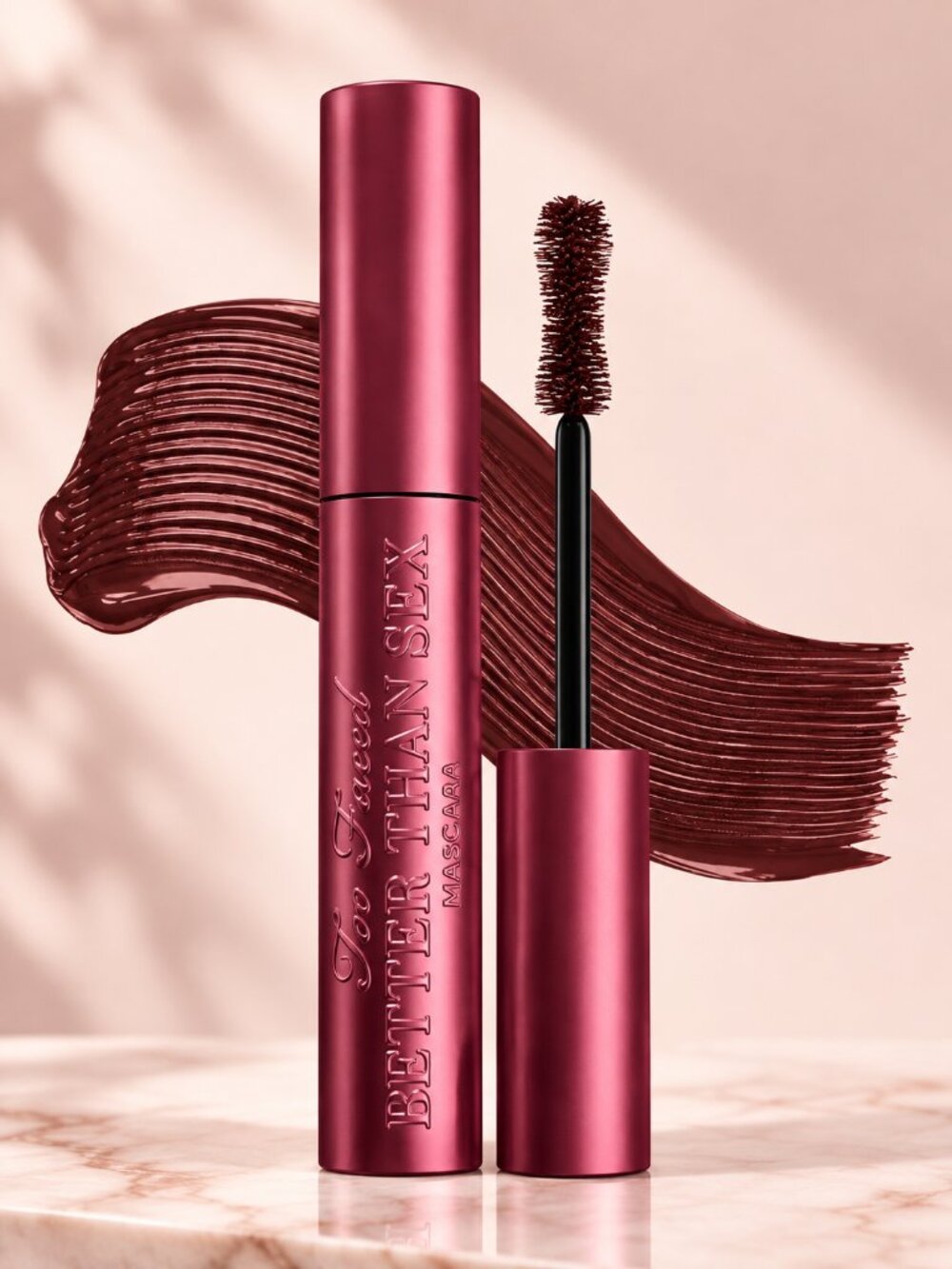 NIB Too Faced Better Than Sex Limited Edition Burgundy Mascara Full Size